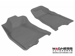 Chevrolet Colorado Crew Cab Floor Mats (Set of 2) - Front - Gray by 3D MAXpider (2004-2012)